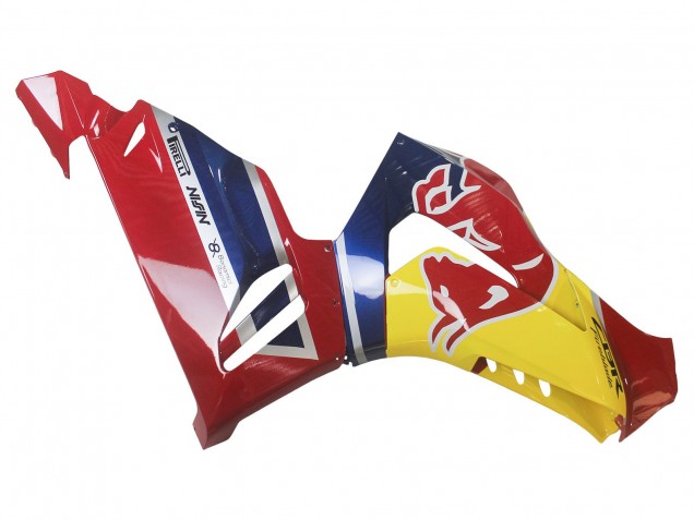 Bleu Jaune Red Bull Carénage Moto Honda CBR1000RR-R 2020-2023