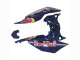 Bleu Jaune Red Bull Carénage Moto Honda CBR1000RR-R 2020-2023