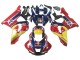 Bleu Jaune Red Bull Carénage Moto Honda CBR1000RR-R 2020-2023
