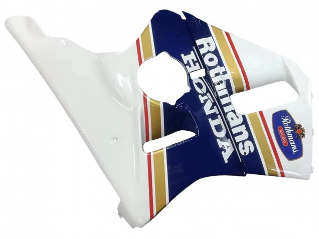 Blanc Jaune Bleu Rothmans Carénage Moto Honda CBR400RR NC23 1987-1989