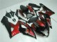 Rouge Noir Brillant Carénages Moto Suzuki GSXR 1000 2005-2006
