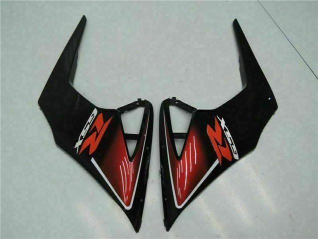 Rouge Noir Brillant Carénages Moto Suzuki GSXR 1000 2005-2006
