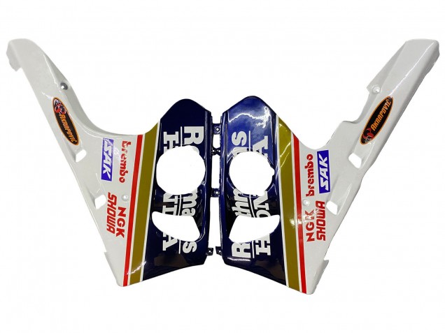 Blanc Or Rouge Bleu Foncé Rothmans Carénage Moto Honda CBR400RR NC29 1990-1999