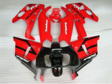 Rouge Noir Brillant Fireblade Carénage Moto Honda CBR400RR NC29 1990-1999 Pas Chère