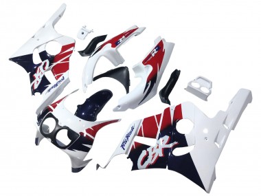 Blanc Rouge Bleu Foncé Fireblade Carénage Moto Honda CBR400RR NC29 1990-1999 Pas Chère