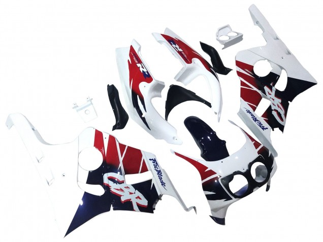 Blanc Rouge Bleu Foncé Fireblade Carénage Moto Honda CBR400RR NC29 1990-1999