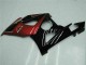 Rouge Argent Noir Brillant Carénage Moto Suzuki GSXR 1000 2005-2006