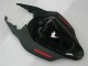 Noir Brillant Noir Mat Rouge Carénage Moto Suzuki GSXR 1000 2007-2008