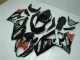 Noir Brillant Rouge Blanc Carénage Moto Suzuki GSXR 1000 2007-2008