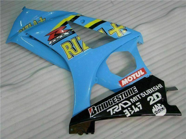 Bleu Or Noir Rizla Kits Carénages Moto Suzuki GSXR 1000 2007-2008