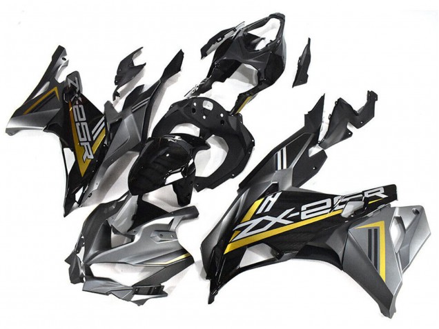 Gris Or Noir Brillant Carénage Moto Kawasaki ZX25R ZX-25R 2019-2025
