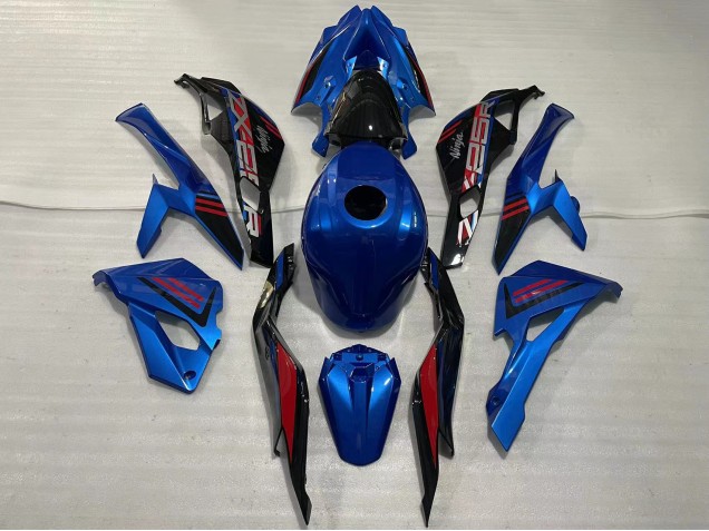 Bleu Rouge Gris Carénage Moto Kawasaki ZX25R ZX-25R 2019-2025