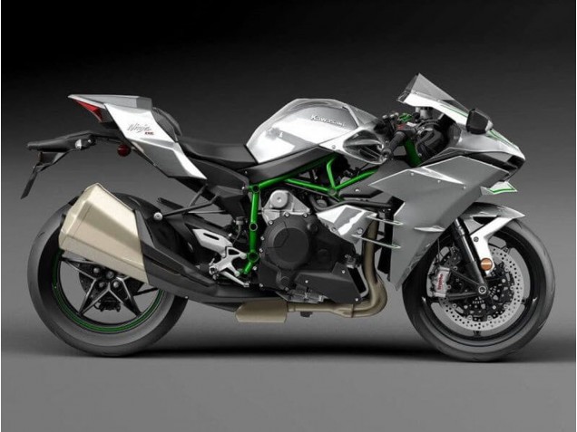 Argent Carénage Moto Kawasaki Ninja H2 2015-2022