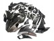 Gris Kits Carénages Moto ABS Kawasaki Ninja H2 2015-2022