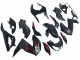 Noir Brillant Rouge Argent Carénage Moto Kawasaki Z250/Z300 2015-2016