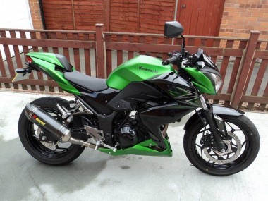 Vert Noir Mat Carénages Moto Kawasaki Z250/Z300 2015-2016 Pas Chère