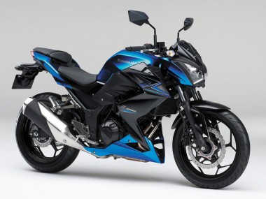 Bleu Noir Mat Carénage Moto Kawasaki Z250/Z300 2015-2016 Pas Chère