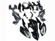 Noir Brillant Carénage Moto Kawasaki Z400 2018-2024