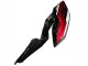 Bonbon Rouge Noir Brillant Carénage Moto Kawasaki Z400 2018-2024