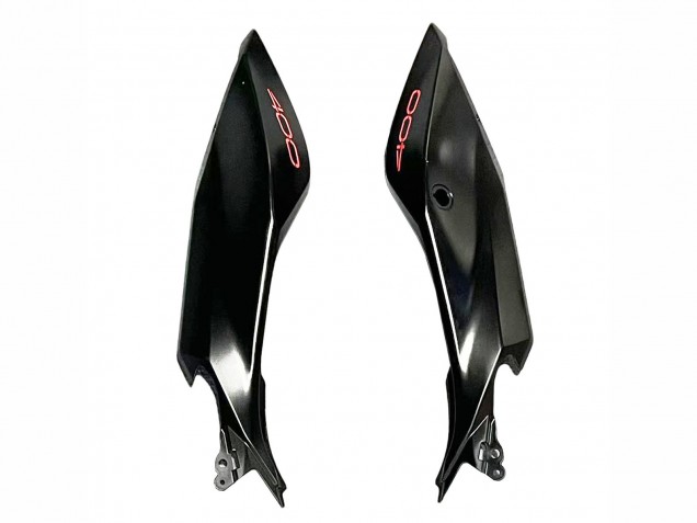 Bonbon Rouge Noir Brillant Carénage Moto Kawasaki Z400 2018-2024