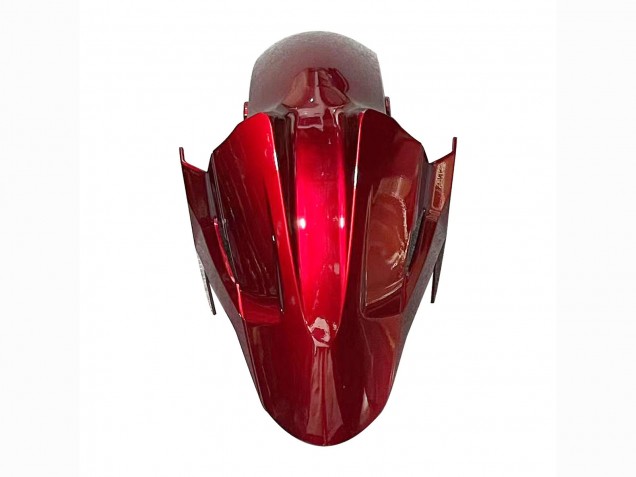 Bonbon Rouge Noir Brillant Carénage Moto Kawasaki Z400 2018-2024