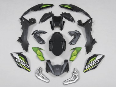 Noir Vert Argent Carénage Moto Kawasaki Ninja Z650 2017-2019 Pas Chère