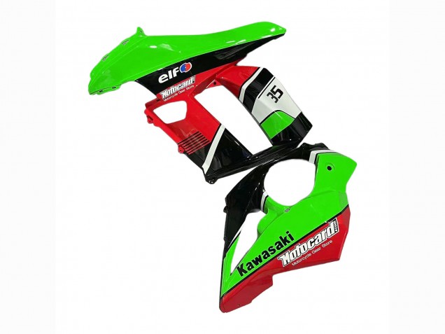Vert Rouge Noir Brillant Elf 35 Carénage Moto Kawasaki Z1000SX 2010-2016