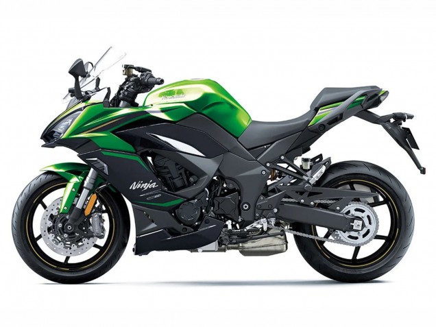Noir Vert Ninja Carénage Moto Kawasaki Z1000SX 2020-2025