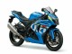 Bleu Vert Blanc Kits Carénages Moto Suzuki GSXR 1000 2009-2016