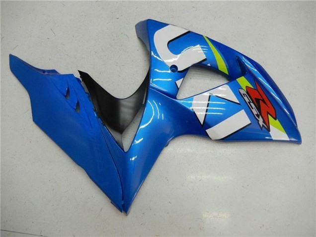 Bleu Vert Blanc Kits Carénages Moto Suzuki GSXR 1000 2009-2016