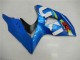 Bleu Vert Blanc Kits Carénages Moto Suzuki GSXR 1000 2009-2016