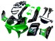 Vert Noir Monstre Elf Carénage Moto Kawasaki ZZR600 1998-2003