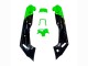 Vert Noir Monstre Elf Carénage Moto Kawasaki ZZR600 1998-2003
