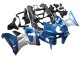 Bleu Argent Noir Carénage Moto Kawasaki ZZR600 1998-2003