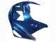 Bleu Argent Noir Carénage Moto Kawasaki ZZR600 1998-2003