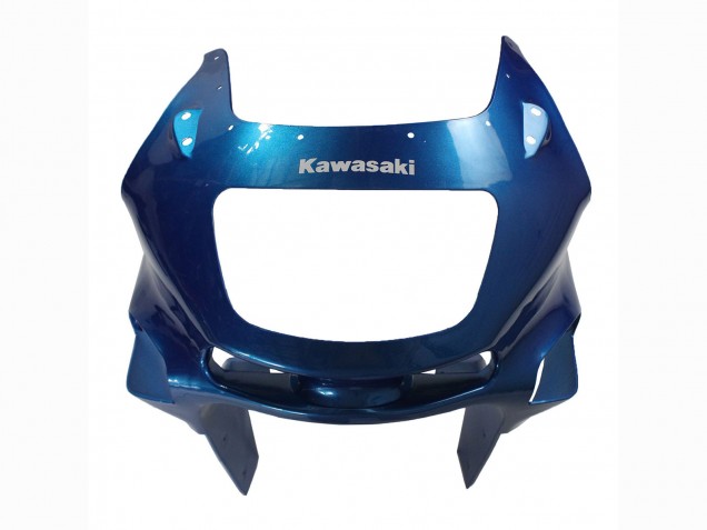 Bleu Argent Noir Carénage Moto Kawasaki ZZR600 1998-2003