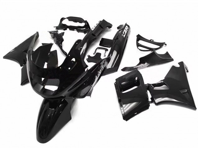 Noir Brillant Carénage Moto Kawasaki ZZR600 1998-2003