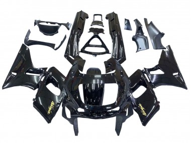 Noir Brillant Or Ninja Carénage Moto Kawasaki ZZR600 1998-2003 Pas Chère