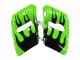 Vert Noir Brillant Flamme Carénage Moto Kawasaki ZZR600 1998-2003