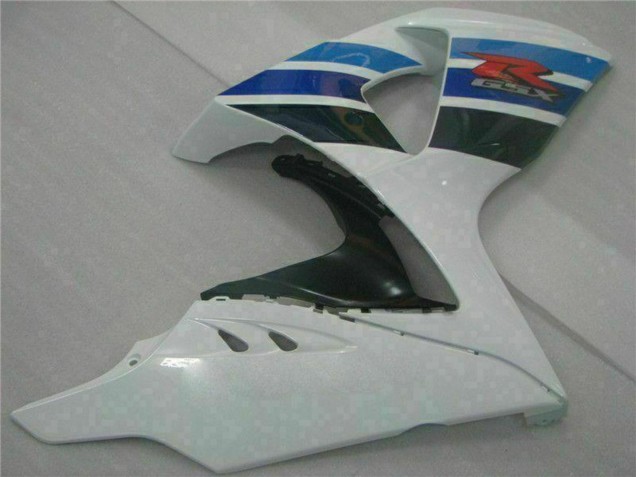 Blanc Bleu Noir Complet Carénage Moto Suzuki GSXR 1000 2009-2016