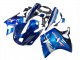 Bleu Argent Noir Carénage Moto Kawasaki ZZR1100 1993-2003