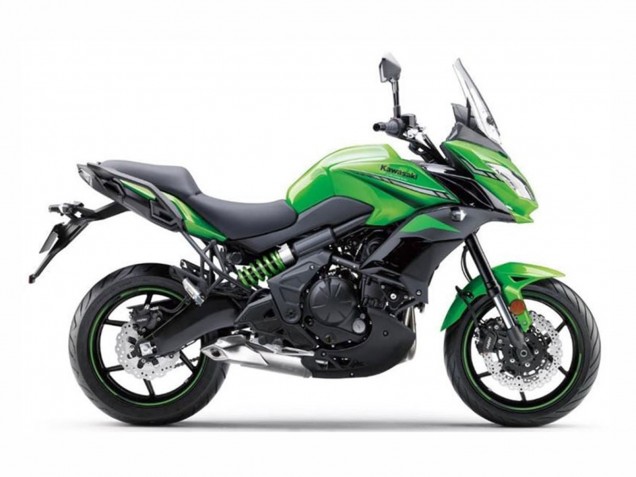 Vert Noir Carénage Moto Kawasaki Versys 650 2015-2021