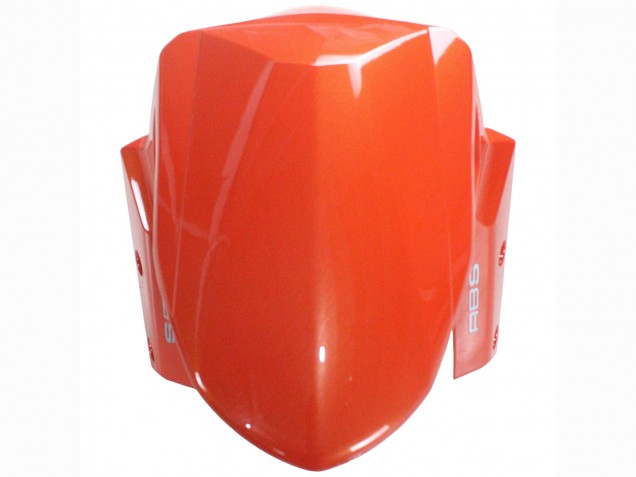 Rouge Noir Mat Carénage Moto Kawasaki Versys 650 2015-2021