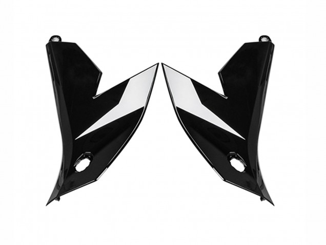 Noir Brillant Blanc Carénage Moto Kawasaki Versys 650 2022-2025