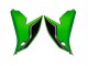 Vert Noir Brillant Carénage Moto Kawasaki Versys 650 2022-2025