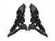 Vert Noir Brillant Carénage Moto Kawasaki Versys 650 2022-2025
