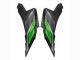 Vert Noir Brillant Carénage Moto Kawasaki Versys 650 2022-2025