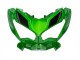 Vert Noir Brillant Carénage Moto Kawasaki Versys 650 2022-2025
