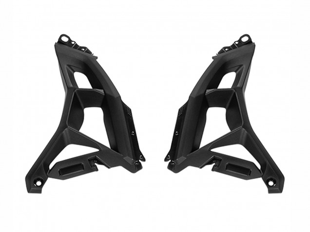 Rouge Noir Carénage Moto Kawasaki Versys 650 2022-2025