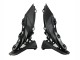 Noir Brillant Carénage Moto Kawasaki Versys 650 2022-2025
